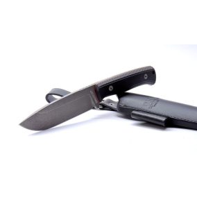   NN Knives Adventurer II NC Blade Fekete RichLite Bőrtok Outdoor Kés