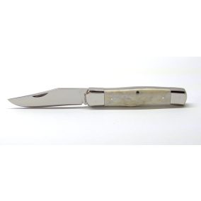   Grószi Maskara Extra bicska , zsebkés , polírozott agancs markolattal