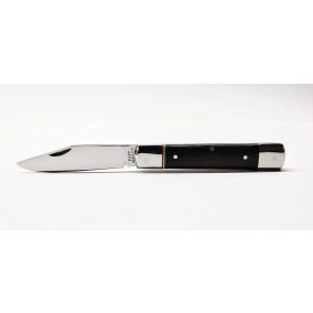   Náder - Arató Extra zsebkés ,bicska wenge fa markolar, trikolor betét ,tömör rozsdamentes acél bakni 